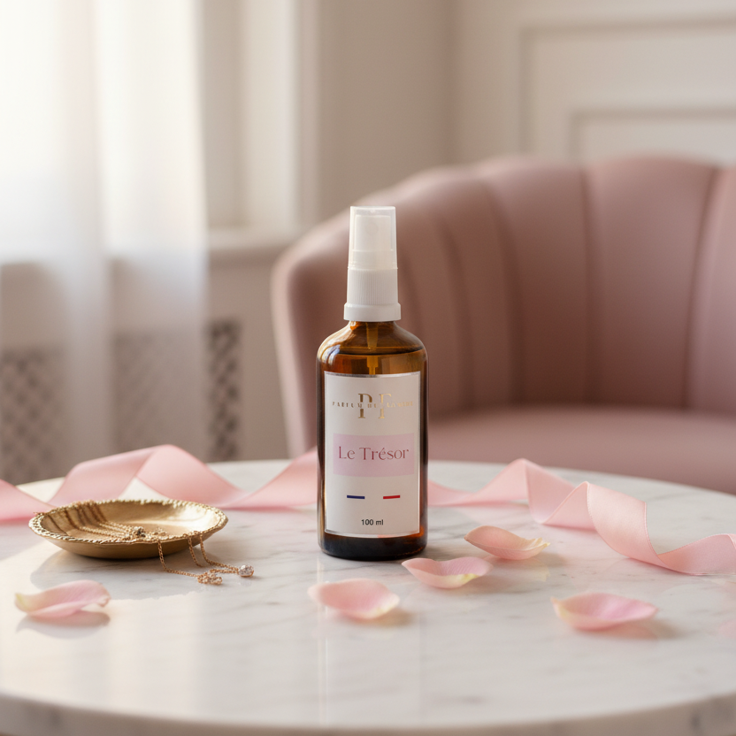 Mise en scène Le Trésor — brume maison